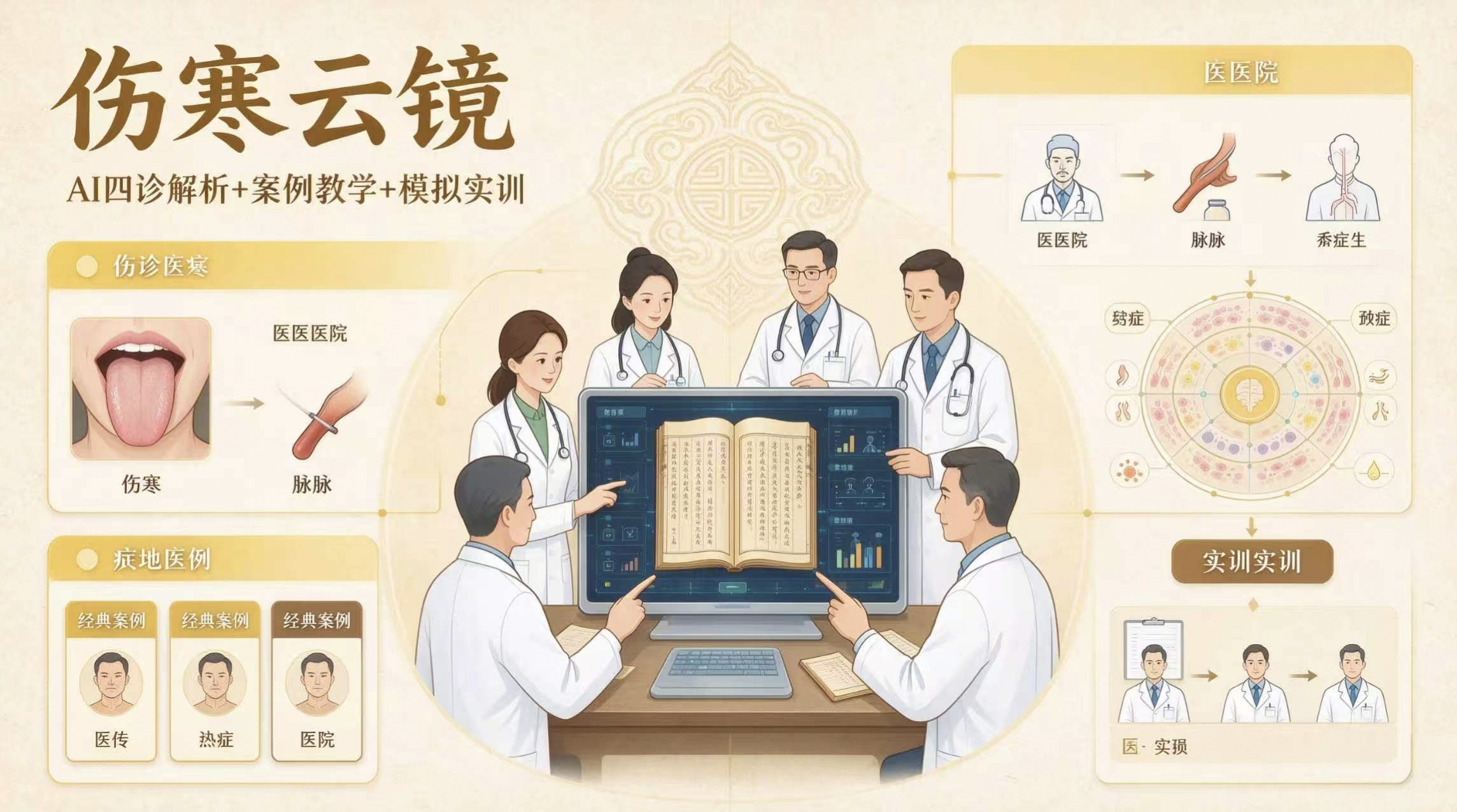 伤寒云镜概念图